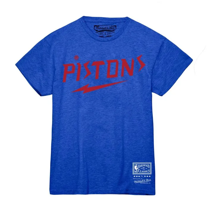 Mitchell and Ness MVP Tee Detroit Pistons Men TShirts and Tops