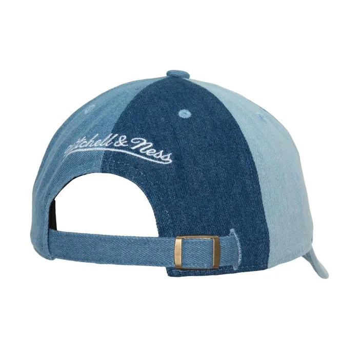 Mitchell and Ness My Towns Lapstone Strapback Philadelphia 76ers Men Hats and Headwear