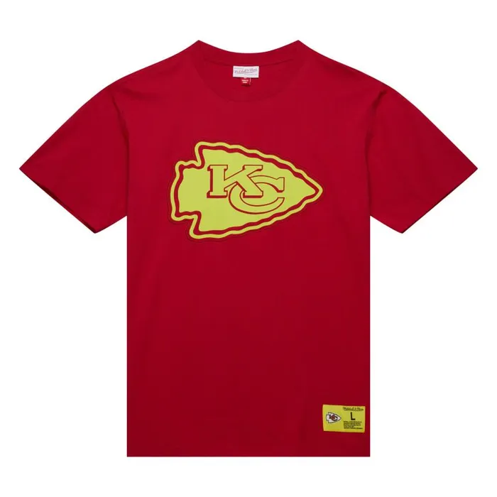 Mitchell and Ness Neon Nights SS Premium Tee Kansas City Chiefs Men TShirts and Tops Mitchell and Ness Neon Nights SS Premium Tee Kansas City Chiefs Men TShirts and Tops