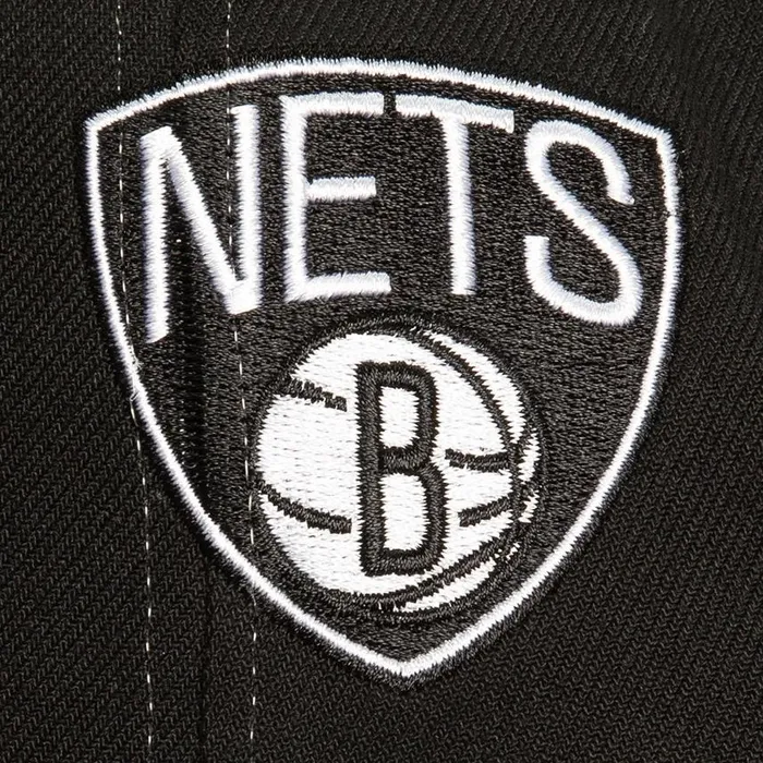Mitchell and Ness Overbite Pro Snapback Brooklyn Nets Men Hats and Headwear Mitchell and Ness Overbite Pro Snapback Brooklyn Nets Men Hats and Headwear