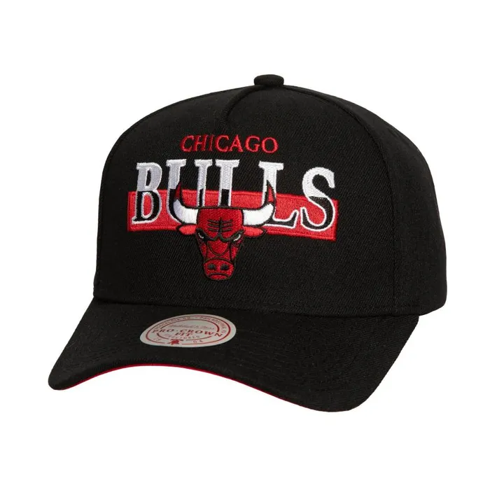 Mitchell and Ness Panorec Pro Snapback Chicago Bulls Men Hats and Headwear