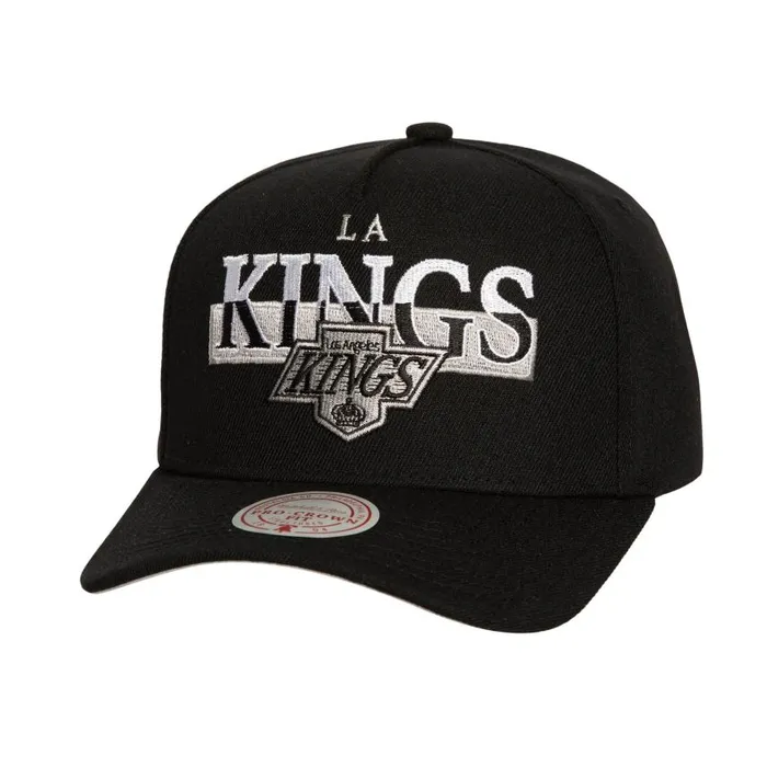 Mitchell and Ness Panorec Pro Snapback Vntg Los Angeles Kings Men Hats and Headwear