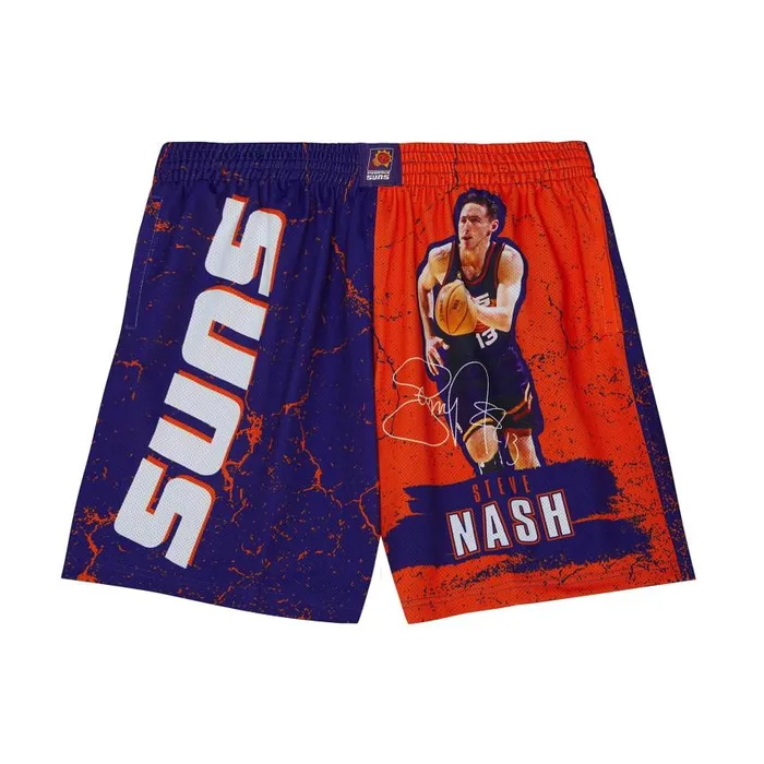 Mitchell and Ness Player Burst Mesh Shorts Phoenix Suns Steve Nash Men Shorts Mitchell and Ness Player Burst Mesh Shorts Phoenix Suns Steve Nash Men Shorts