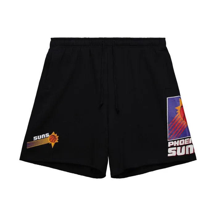 Mitchell and Ness Postgame Fleece Shorts Vintage Logo Phoenix Suns Men Shorts Mitchell and Ness Postgame Fleece Shorts Vintage Logo Phoenix Suns Men Shorts