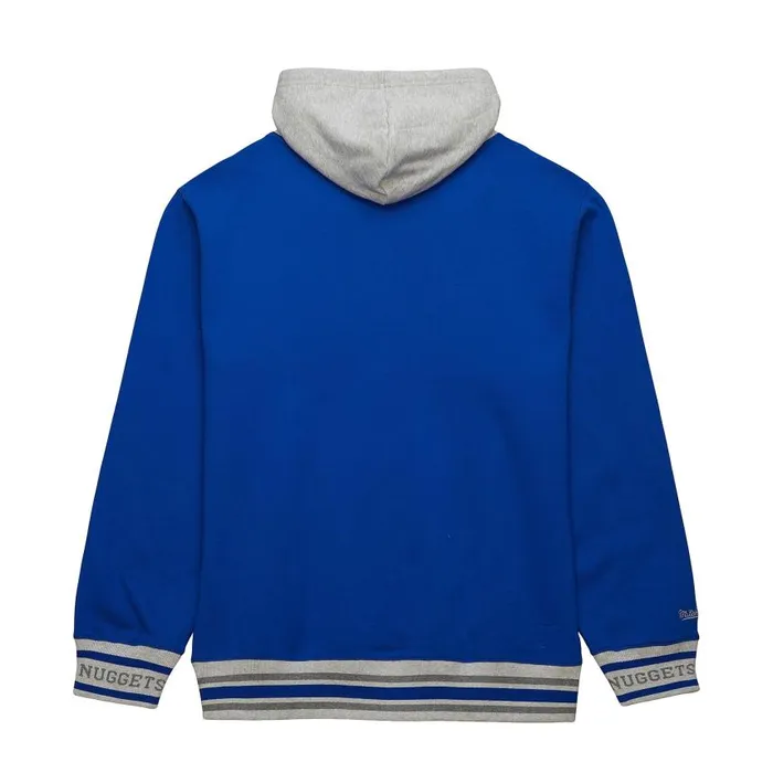 Mitchell and Ness Premium Fleece Hoodie Vintage Logo Denver Nuggets Men Hoodies and Sweatshirts Mitchell and Ness Premium Fleece Hoodie Vintage Logo Denver Nuggets Men Hoodies and Sweatshirts