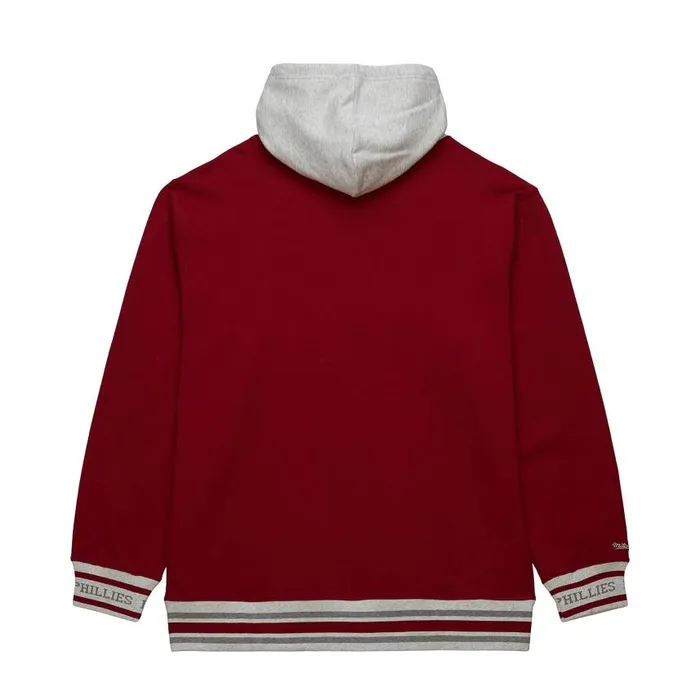 Mitchell and Ness Premium Fleece Hoodie Vintage Logo Philadelphia Phillies Men Hoodies and Sweatshirts Mitchell and Ness Premium Fleece Hoodie Vintage Logo Philadelphia Phillies Men Hoodies and Sweatshirts