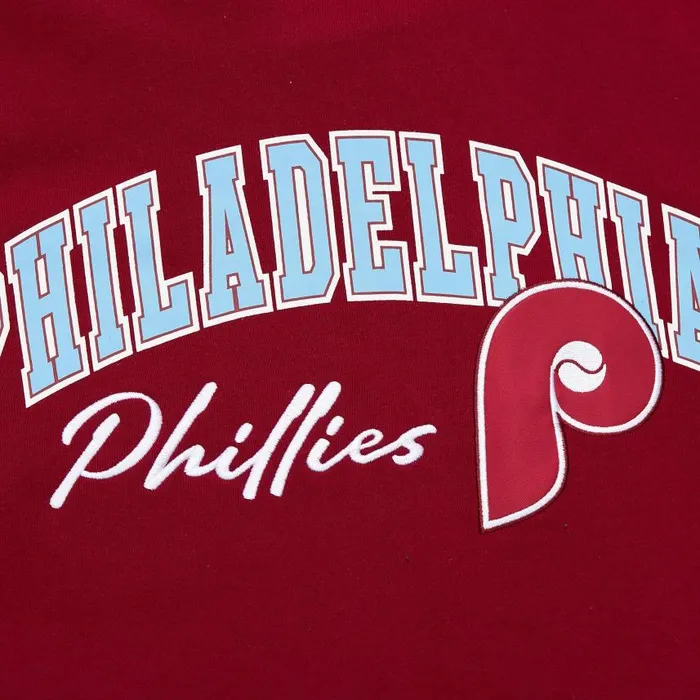 Mitchell and Ness Premium Fleece Hoodie Vintage Logo Philadelphia Phillies Men Hoodies and Sweatshirts Mitchell and Ness Premium Fleece Hoodie Vintage Logo Philadelphia Phillies Men Hoodies and Sweatshirts