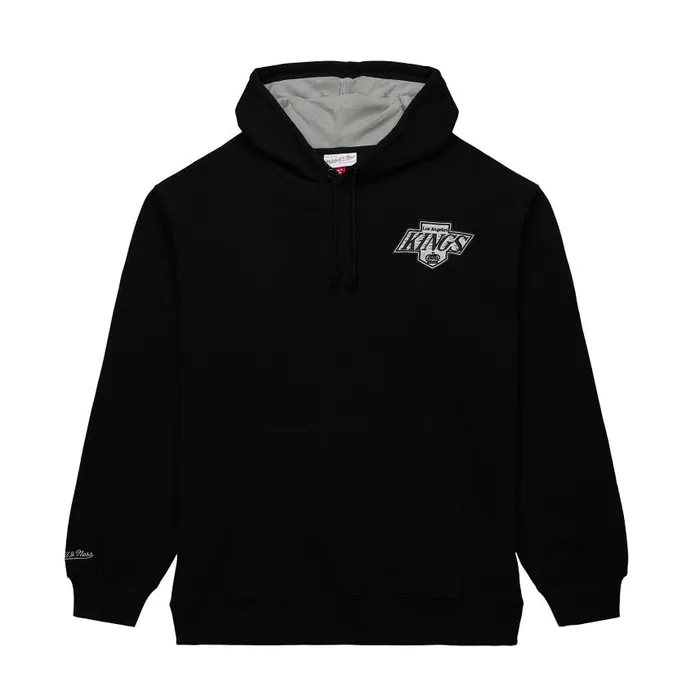 Mitchell and Ness Premium NandN Player Fleece Vintage Logo Los Angeles Kings Wayne Gretzky Men Hoodies and Sweatshirts Mitchell and Ness Premium NandN Player Fleece Vintage Logo Los Angeles Kings Wayne Gretzky Men Hoodies and Sweatshirts
