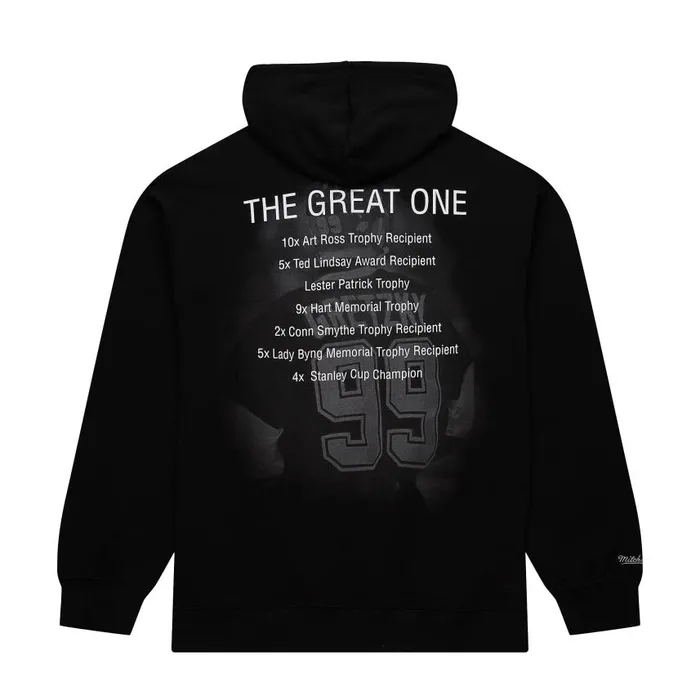 Mitchell and Ness Premium NandN Player Fleece Vintage Logo Los Angeles Kings Wayne Gretzky Men Hoodies and Sweatshirts Mitchell and Ness Premium NandN Player Fleece Vintage Logo Los Angeles Kings Wayne Gretzky Men Hoodies and Sweatshirts