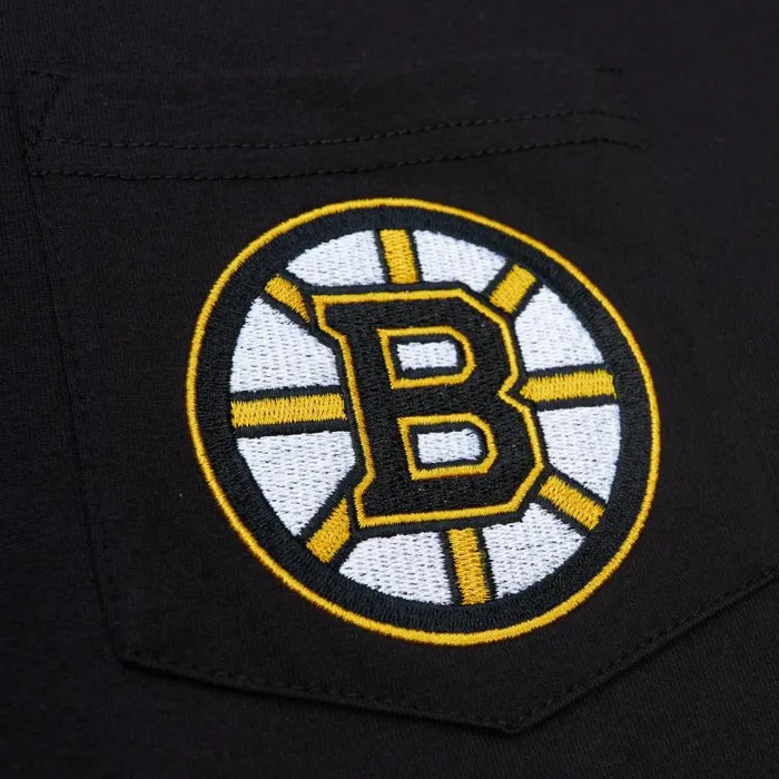 Mitchell and Ness Premium Pocket Tee Boston Bruins Men TShirts and Tops Mitchell and Ness Premium Pocket Tee Boston Bruins Men TShirts and Tops