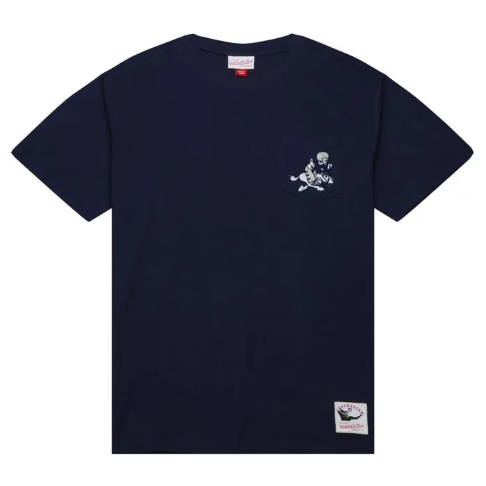 Mitchell and Ness Premium Pocket Tee Dallas Cowboys Men TShirts and Tops