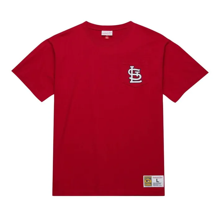 Mitchell and Ness Premium Pocket Tee St Louis Cardinals Men TShirts and Tops