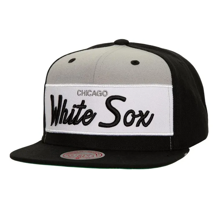 Mitchell and Ness Retro Sport Snapback Chicago White Sox Men Hats and Headwear Mitchell and Ness Retro Sport Snapback Chicago White Sox Men Hats and Headwear