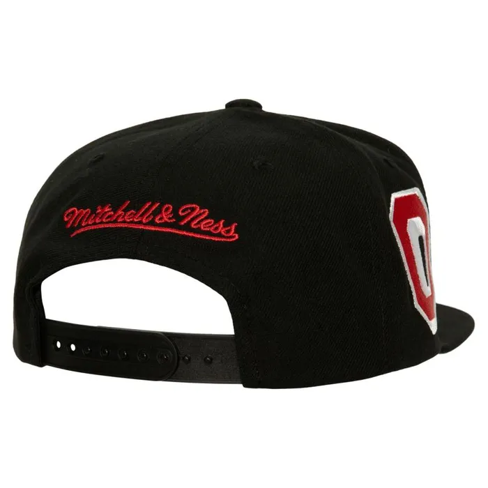 Mitchell and Ness Retro Sport Snapback Ohio State Men Hats and Headwear Mitchell and Ness Retro Sport Snapback Ohio State Men Hats and Headwear