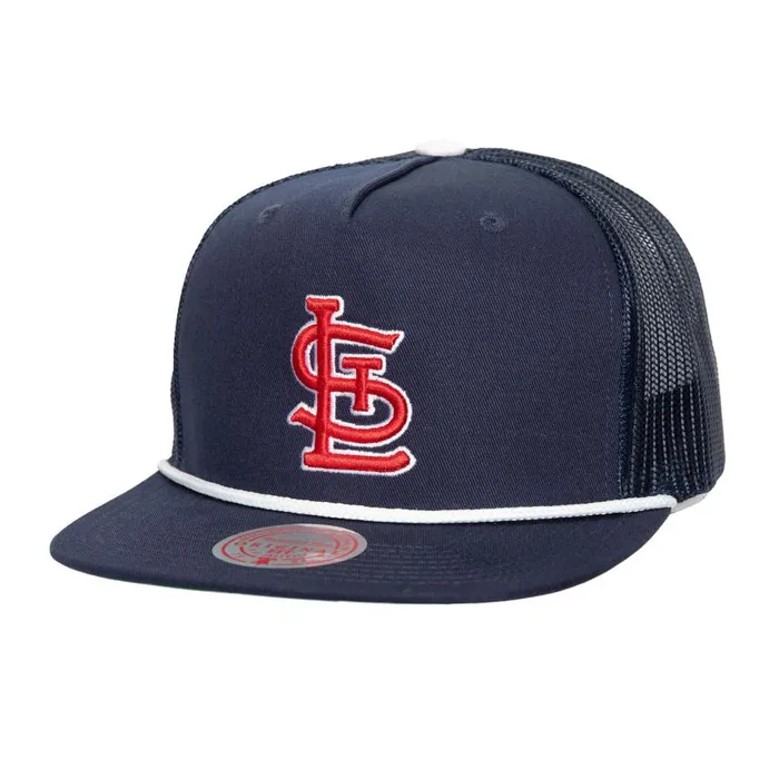 Mitchell and Ness Roper Trucker St Louis Cardinals Men Hats and Headwear