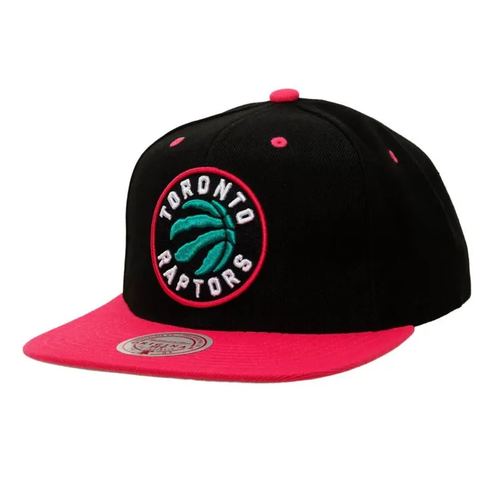 Mitchell and Ness Santa Ana 2Tone Snapback Toronto Raptors Men Hats and Headwear