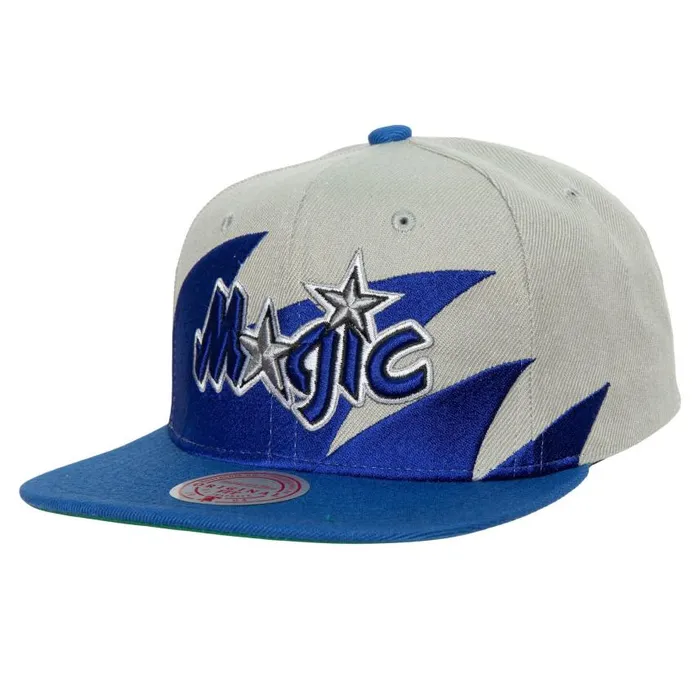 Mitchell and Ness Sharktooth Snapback HWC Orlando Magic Men Hats and Headwear
