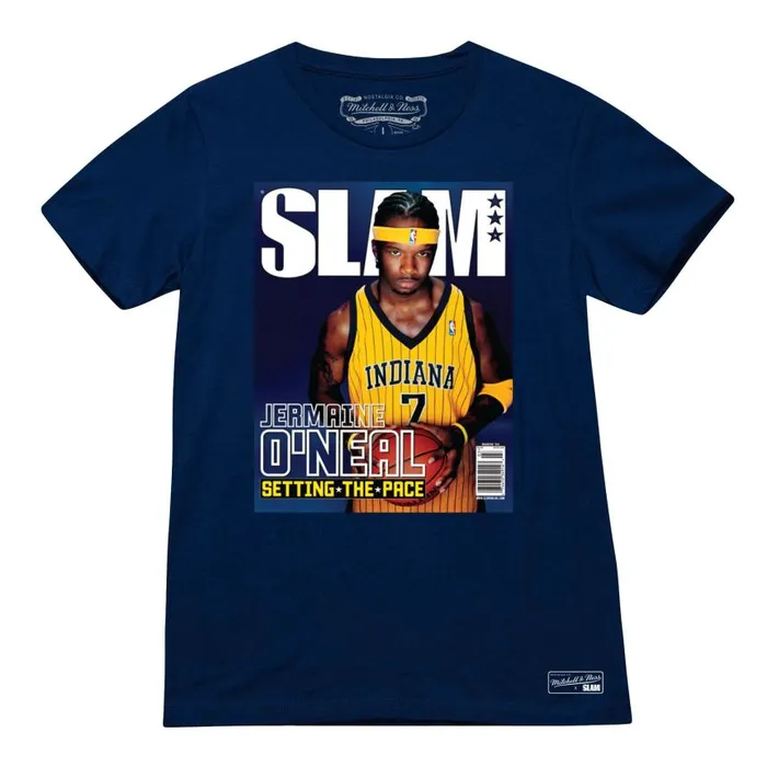 Mitchell and Ness SLAM Cover ASG Tee Indiana Pacers Jermaine O039Neal Men TShirts and Tops Mitchell and Ness SLAM Cover ASG Tee Indiana Pacers Jermaine O039Neal Men TShirts and Tops