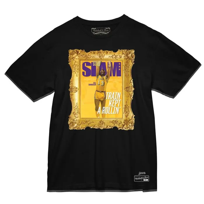 Mitchell and Ness SLAM Frame Tee Los Angeles Lakers Wilt Chamberlain Men TShirts and Tops Mitchell and Ness SLAM Frame Tee Los Angeles Lakers Wilt Chamberlain Men TShirts and Tops