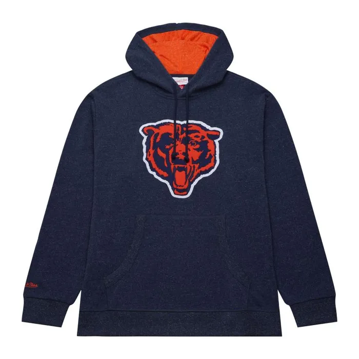Mitchell and Ness Snow Washed Fleece Hoodie Chicago Bears Men Hoodies and Sweatshirts Mitchell and Ness Snow Washed Fleece Hoodie Chicago Bears Men Hoodies and Sweatshirts