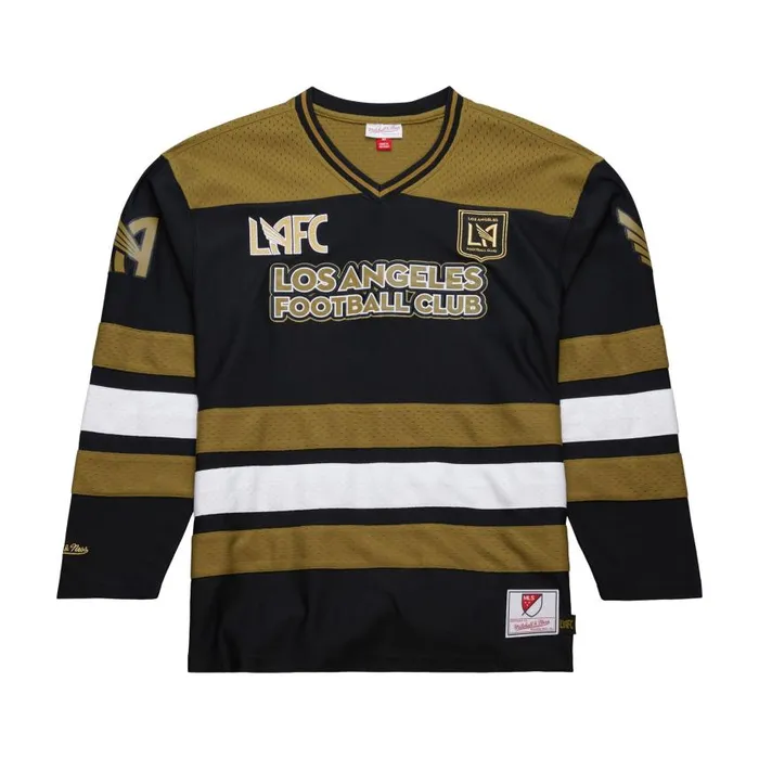 Mitchell and Ness Stateside Pastel VNeck Long Sleeve Jersey Los Angeles FC Men TShirts and Tops Mitchell and Ness Stateside Pastel VNeck Long Sleeve Jersey Los Angeles FC Men TShirts and Tops