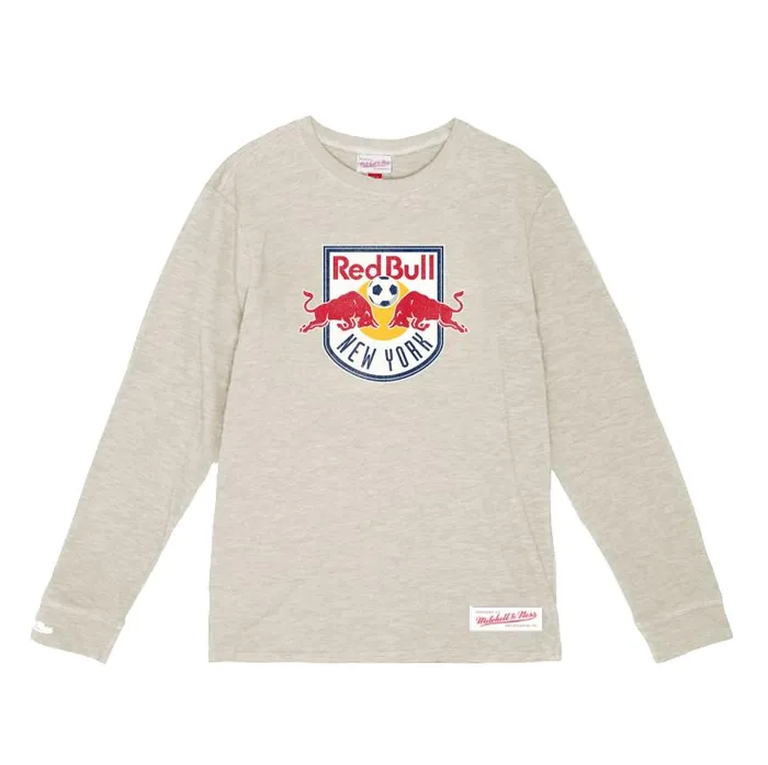 Mitchell and Ness Striker Slub LS New York Red Bulls Men TShirts and Tops