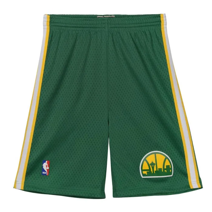 Mitchell and Ness Swingman Seattle Supersonics Road 199495 Shorts Kids Shorts and Skorts Mitchell and Ness Swingman Seattle Supersonics Road 199495 Shorts Kids Shorts and Skorts