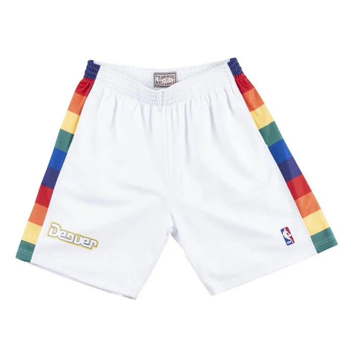Mitchell and Ness Swingman Shorts Denver Nuggets 199192 Men Shorts
