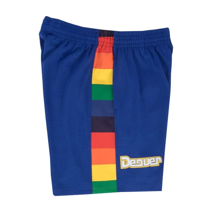Mitchell and Ness Swingman Shorts Denver Nuggets Road Men Shorts Mitchell and Ness Swingman Shorts Denver Nuggets Road Men Shorts