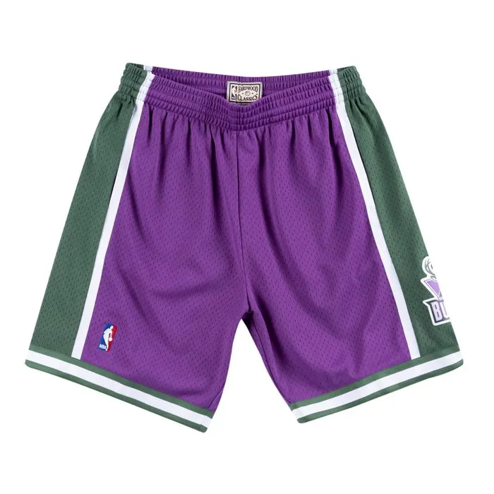 Mitchell and Ness Swingman Shorts Milwaukee Bucks Road 200001 Men Shorts