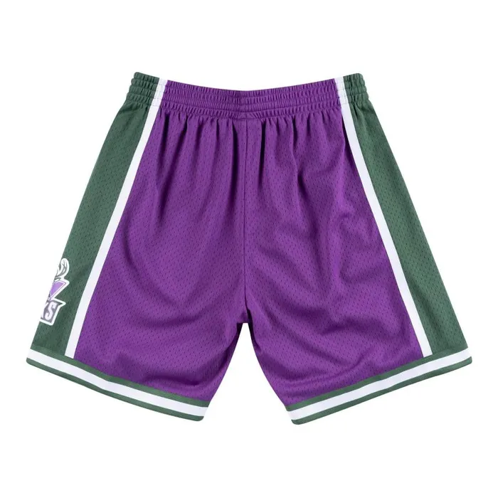 Mitchell and Ness Swingman Shorts Milwaukee Bucks Road 200001 Men Shorts Mitchell and Ness Swingman Shorts Milwaukee Bucks Road 200001 Men Shorts