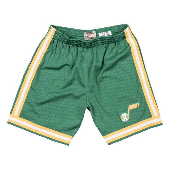 Mitchell and Ness Swingman Shorts Utah Jazz Road 197980 Men Shorts