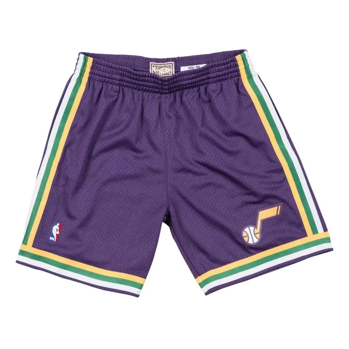Mitchell and Ness Swingman Shorts Utah Jazz Road 199192 Men Shorts