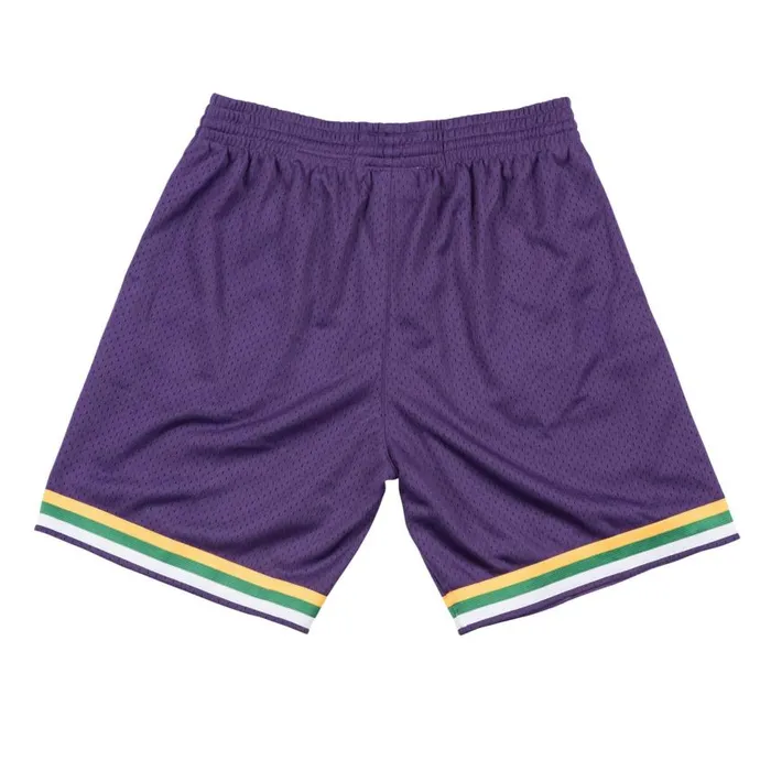 Mitchell and Ness Swingman Shorts Utah Jazz Road 199192 Men Shorts