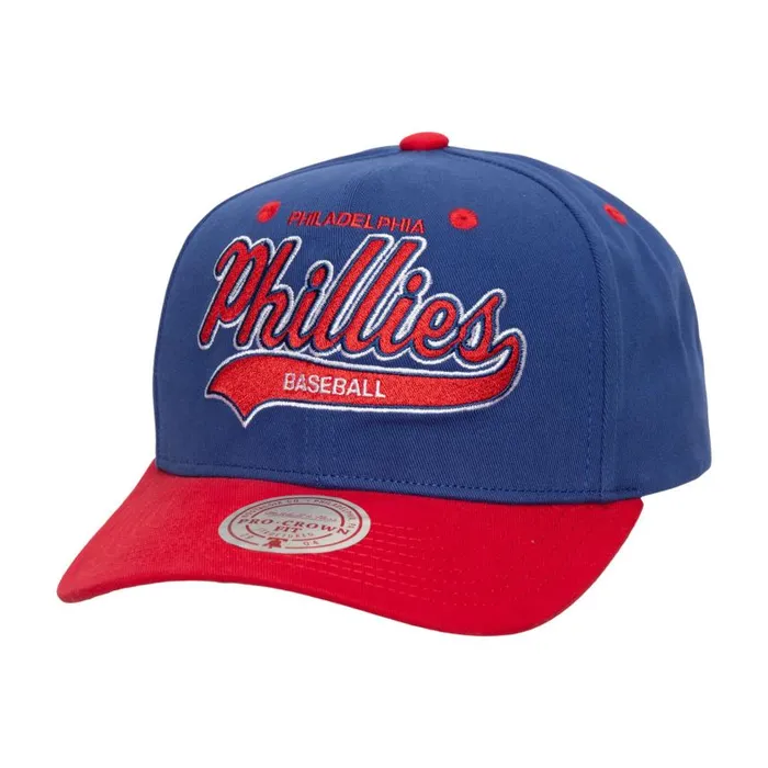 Mitchell and Ness Tail Sweep 20 Pro Snapback Philadelphia Phillies Men Hats and Headwear
