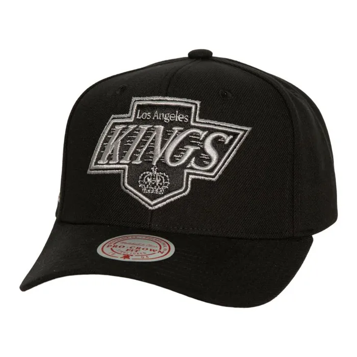 Mitchell and Ness Team Flip Pro Snapback Vntg Los Angeles Kings Men Hats and Headwear Mitchell and Ness Team Flip Pro Snapback Vntg Los Angeles Kings Men Hats and Headwear