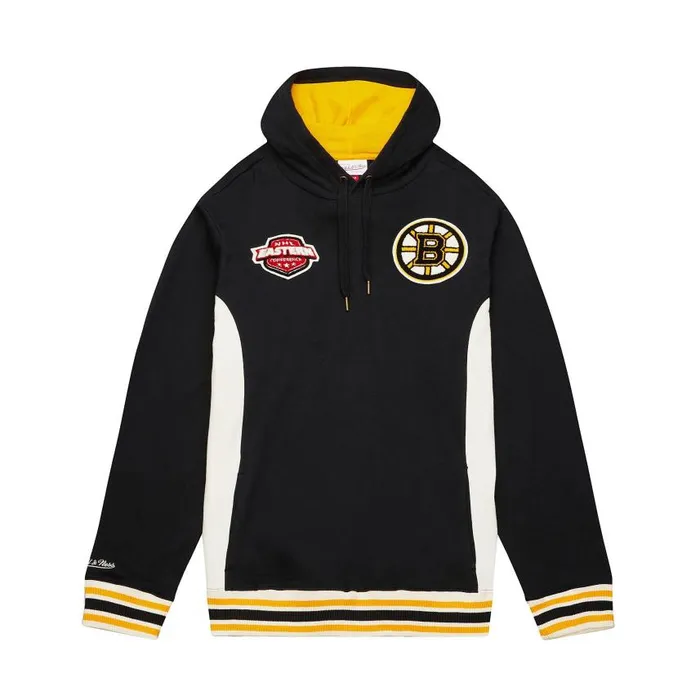 Mitchell and Ness Team Legacy French Terry Hoodie Boston Bruins Men Hoodies and Sweatshirts Mitchell and Ness Team Legacy French Terry Hoodie Boston Bruins Men Hoodies and Sweatshirts