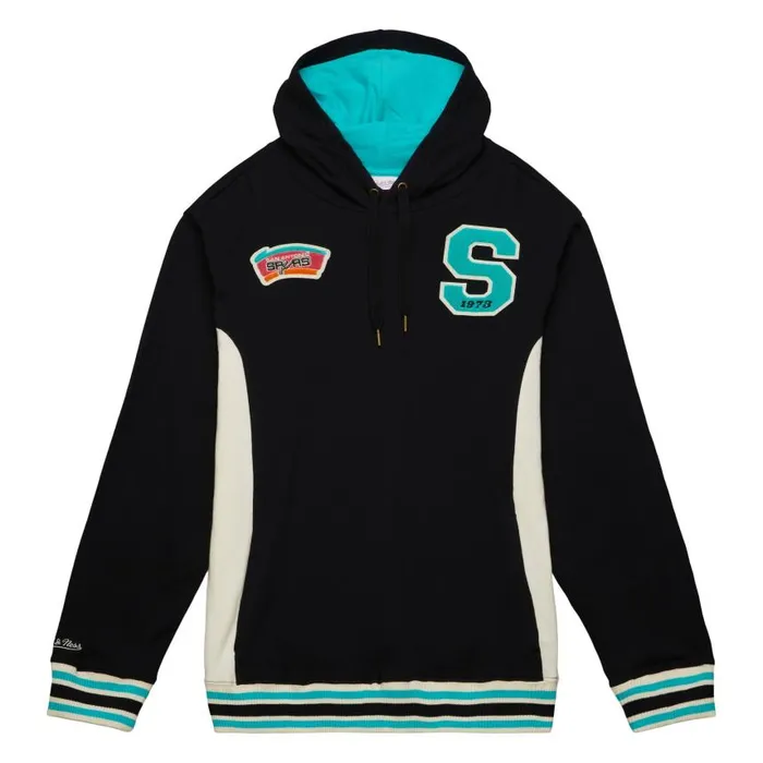 Mitchell and Ness Team Legacy French Terry Hoodie San Antonio Spurs Men Hoodies and Sweatshirts Mitchell and Ness Team Legacy French Terry Hoodie San Antonio Spurs Men Hoodies and Sweatshirts