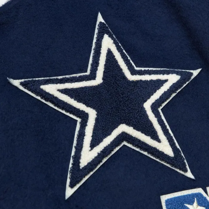 Mitchell and Ness Team Legacy Varsity Jacket Dallas Cowboys Men Jackets and Outerwear