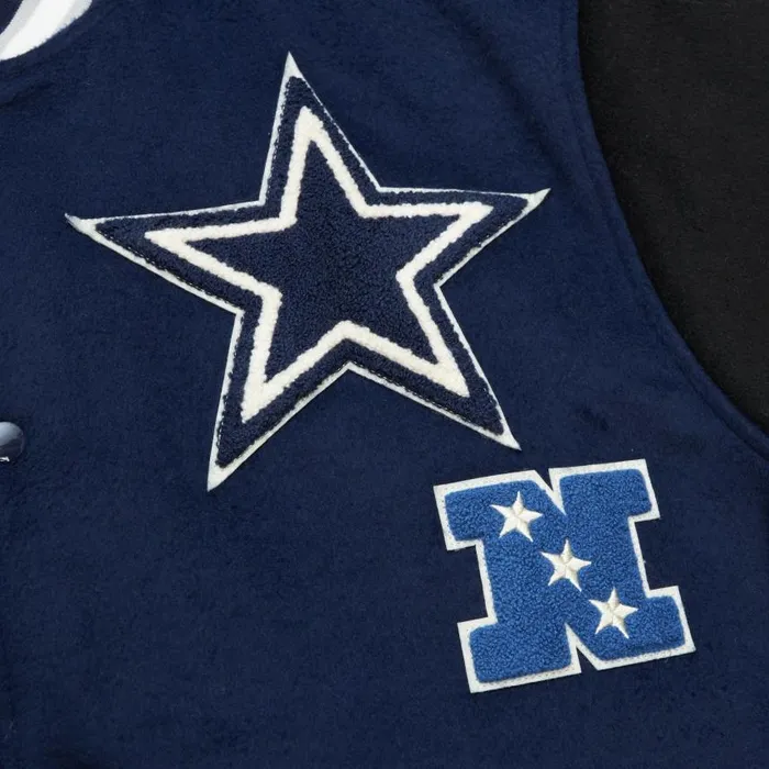 Mitchell and Ness Team Legacy Varsity Jacket Dallas Cowboys Men Jackets and Outerwear