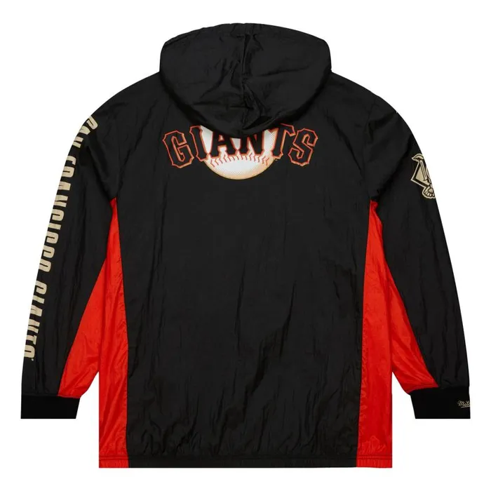 Mitchell and Ness Team OG 20 Anorak Windbreaker Current Logo San Francisco Giants Men Jackets and Outerwear Mitchell and Ness Team OG 20 Anorak Windbreaker Current Logo San Francisco Giants Men Jackets and Outerwear