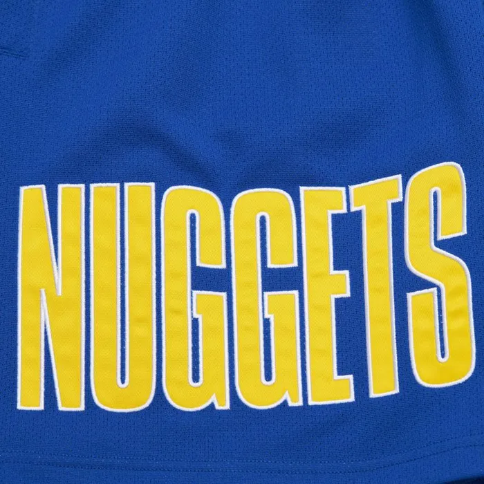 Mitchell and Ness Team OG 20 Fashion Shorts 7034 Vintage Logo Denver Nuggets Men Shorts Mitchell and Ness Team OG 20 Fashion Shorts 7034 Vintage Logo Denver Nuggets Men Shorts