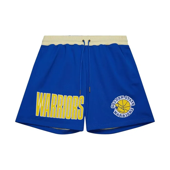 Mitchell and Ness Team OG 20 Fashion Shorts 7034 Vintage Logo Golden State Warriors Men Shorts Mitchell and Ness Team OG 20 Fashion Shorts 7034 Vintage Logo Golden State Warriors Men Shorts