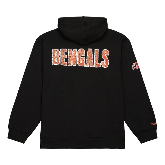 Mitchell and Ness Team OG Fleece 20 Cincinnati Bengals Men Hoodies and Sweatshirts