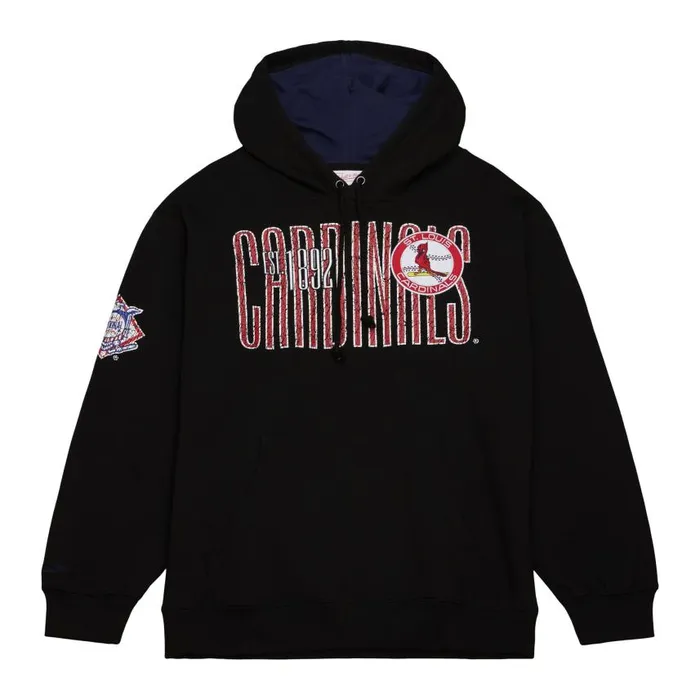 Mitchell and Ness Team OG Fleece 20 St Louis Cardinals Men Hoodies and Sweatshirts Mitchell and Ness Team OG Fleece 20 St Louis Cardinals Men Hoodies and Sweatshirts