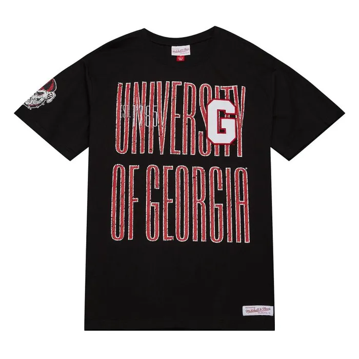 Mitchell and Ness Team OG Premium SS Tee University Of Georgia Men TShirts and Tops Mitchell and Ness Team OG Premium SS Tee University Of Georgia Men TShirts and Tops