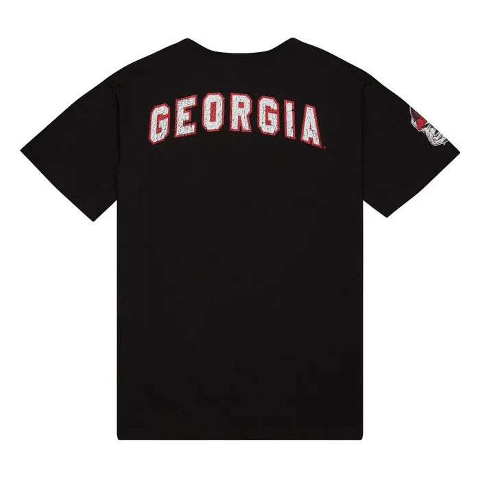 Mitchell and Ness Team OG Premium SS Tee University Of Georgia Men TShirts and Tops