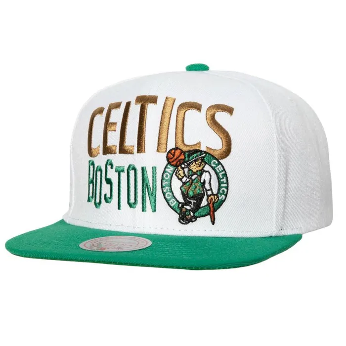 Mitchell and Ness Toss Up Snapback Boston Celtics Men Hats and Headwear