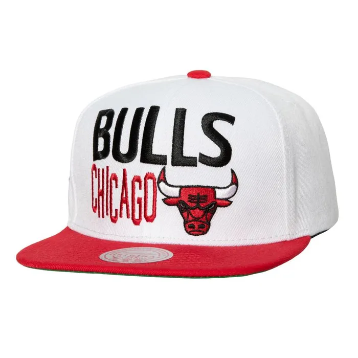 Mitchell and Ness Toss Up Snapback Chicago Bulls Men Hats and Headwear