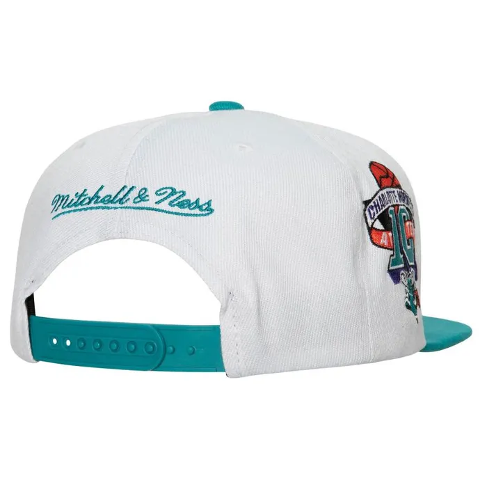 Mitchell and Ness Toss Up Snapback HWC Charlotte Hornets Men Hats and Headwear Mitchell and Ness Toss Up Snapback HWC Charlotte Hornets Men Hats and Headwear